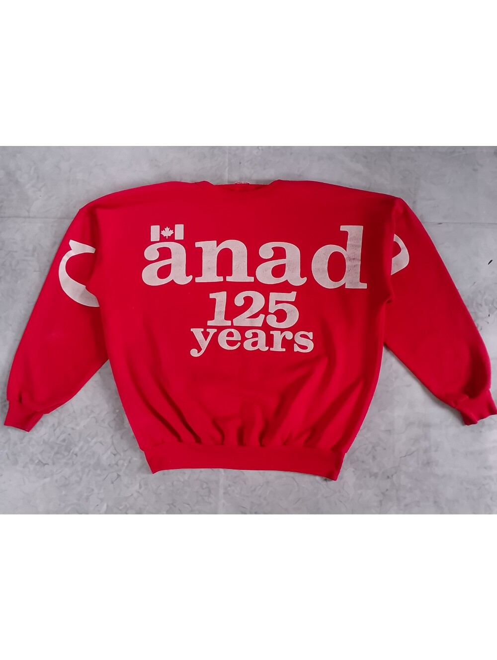 Vintage 1992 AOP Canada 125 Years Graphic Sweatshirt - Picture 14 of 14